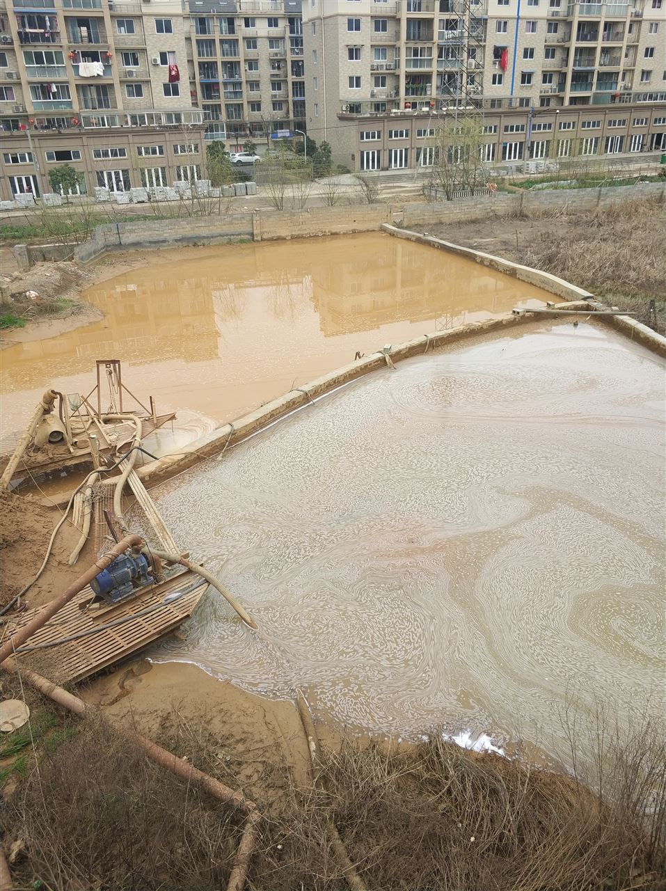 雨城沉淀池淤泥清理-厂区废水池淤泥清淤